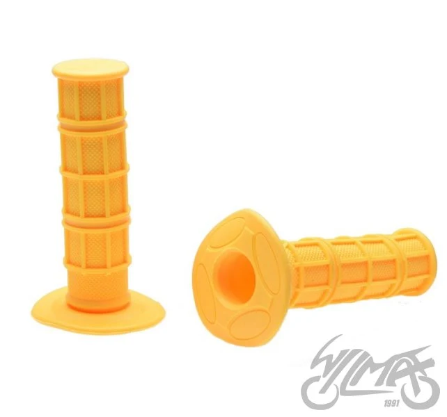Chwyty kierownicy Enduro 22/24,5 mm — żółte, para AW56812Y — ujęcie 1