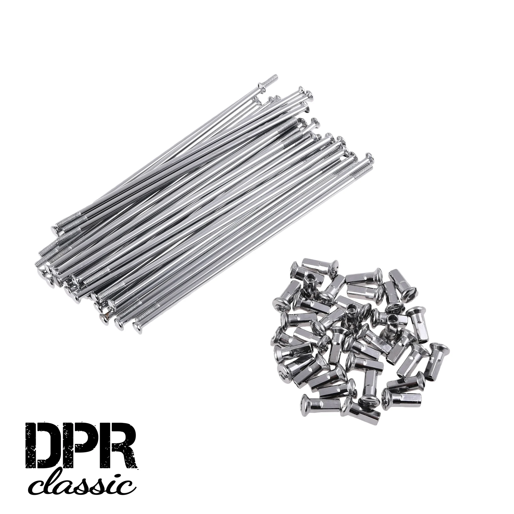 Szprychy MZ ETZ TS 148 mm kpl. 36szt chrom DPR Classic — ujęcie 2
