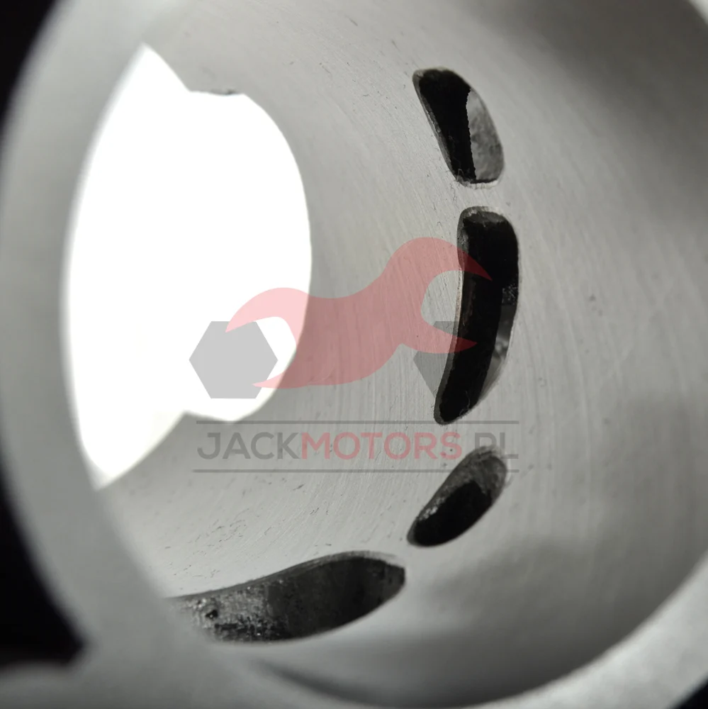 Cylinder malinka + tłok Barikit + porting 90 cm³ Derbi D50B0 LC · czarny racing 47 mm — ujęcie 5