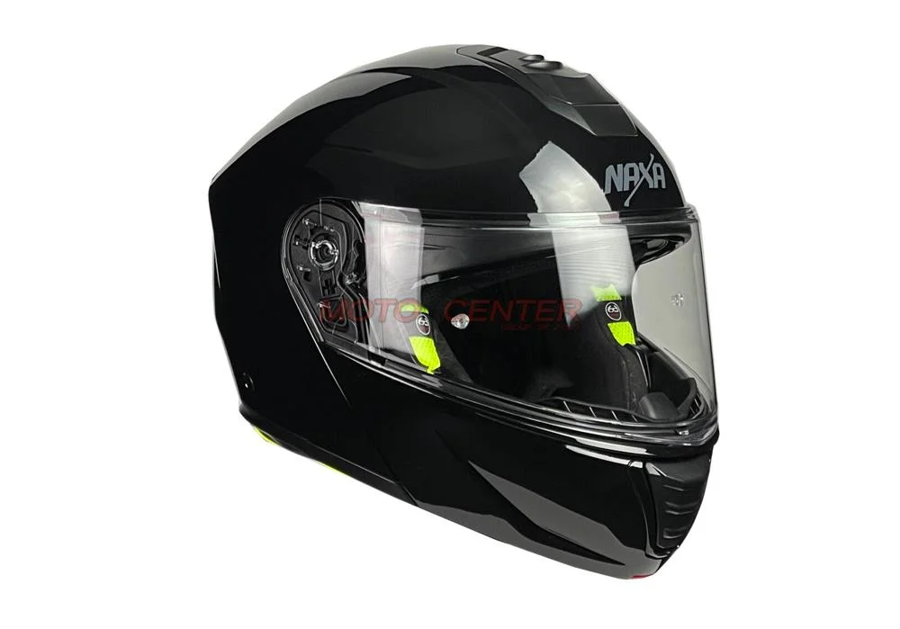 Kask motocyklowy szczękowy Naxa FO7 Blenda czarny S + Pinlock — ujęcie 2