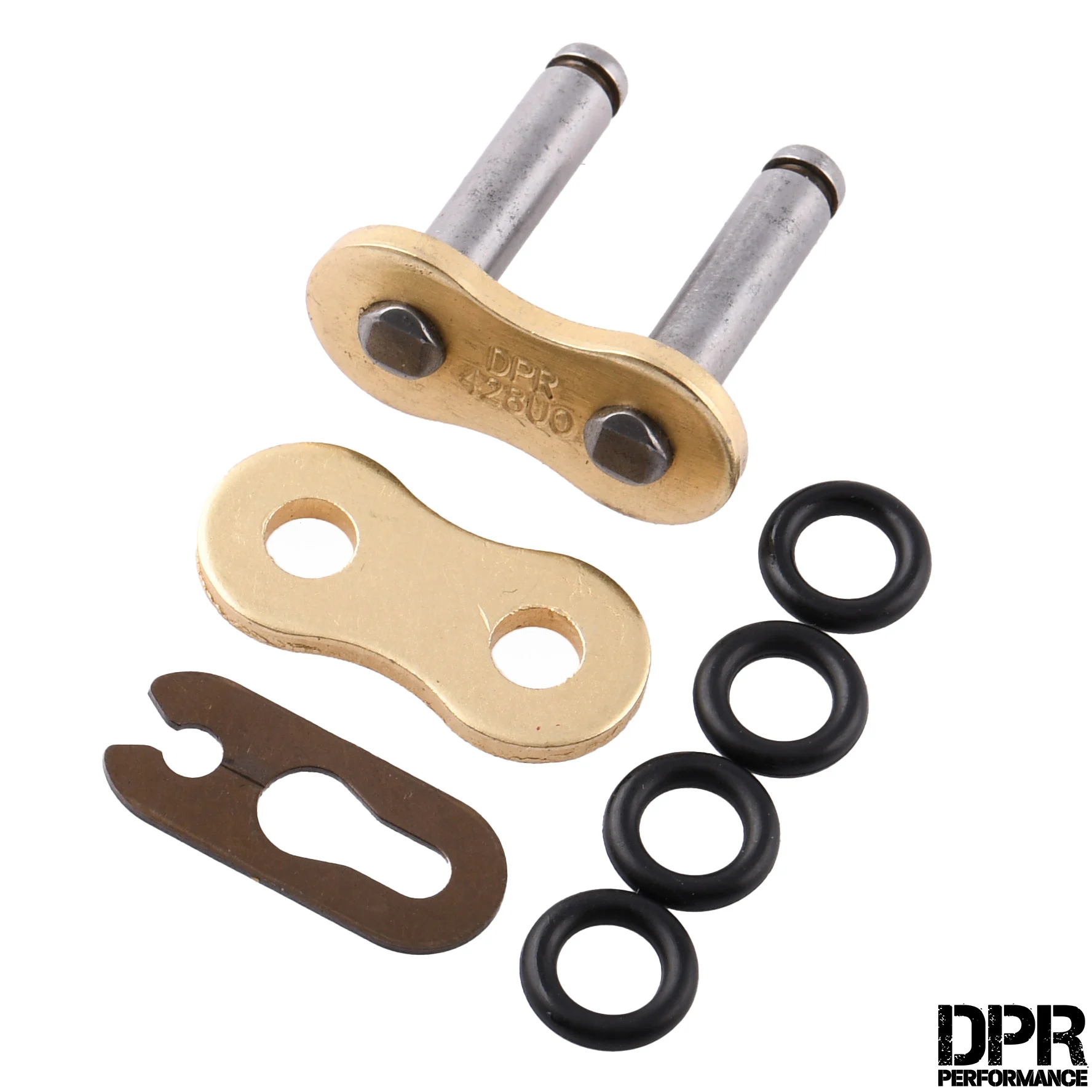 Spinka łańcucha 428UO oring złota DPR Performance — ujęcie 1