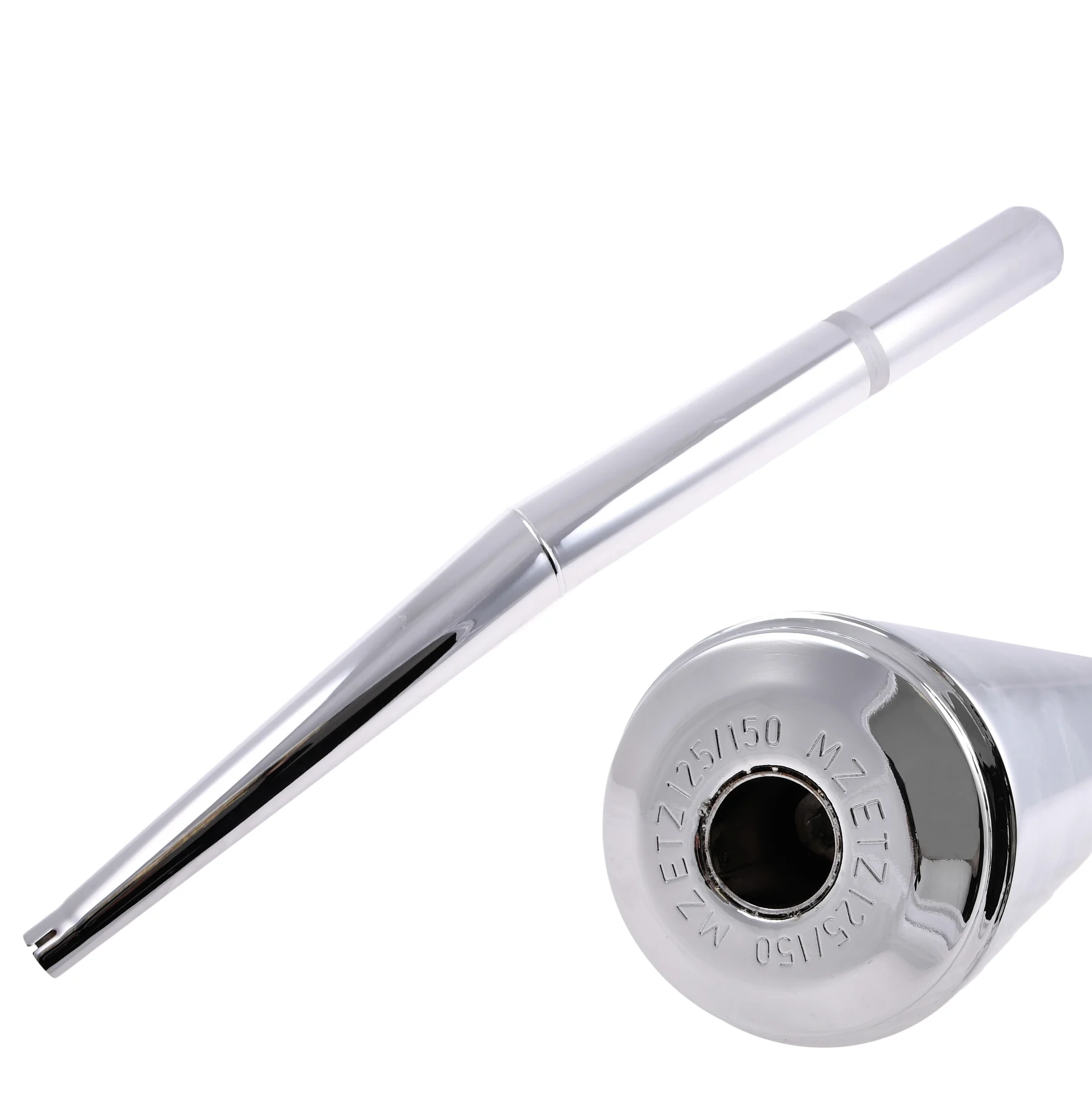 Tłumik MZ ETZ 150 chrom JMP — ujęcie 2