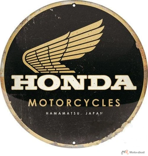 Plakat okrągły 35 cm Honda mc 25108