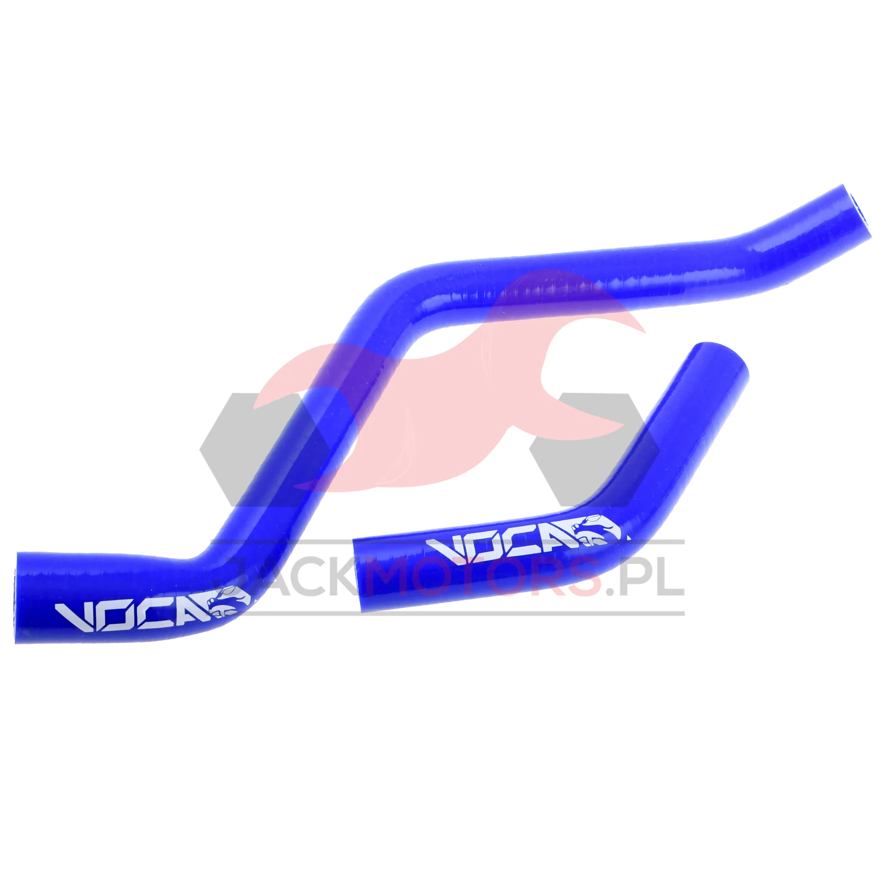 Przewód chłodnicy silicon VOCA racing niebieski kpl. Derbi D50B0 — ujęcie 1