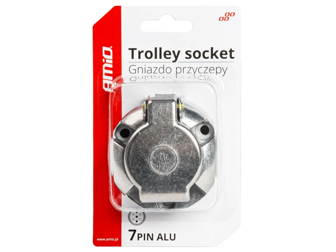 Gniazdo przyczepy 7 pin aluminiowe — ujęcie 2