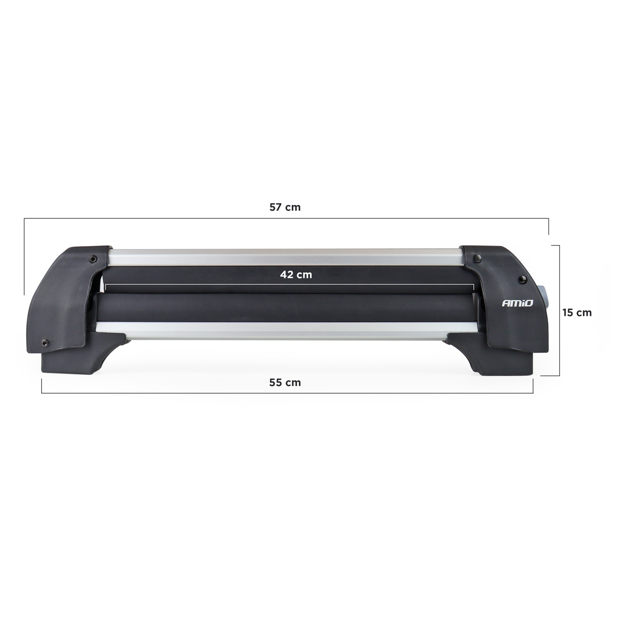 Bagażnik dachowy na narty snowboard krótki 570 mm SSR-01S — ujęcie 10