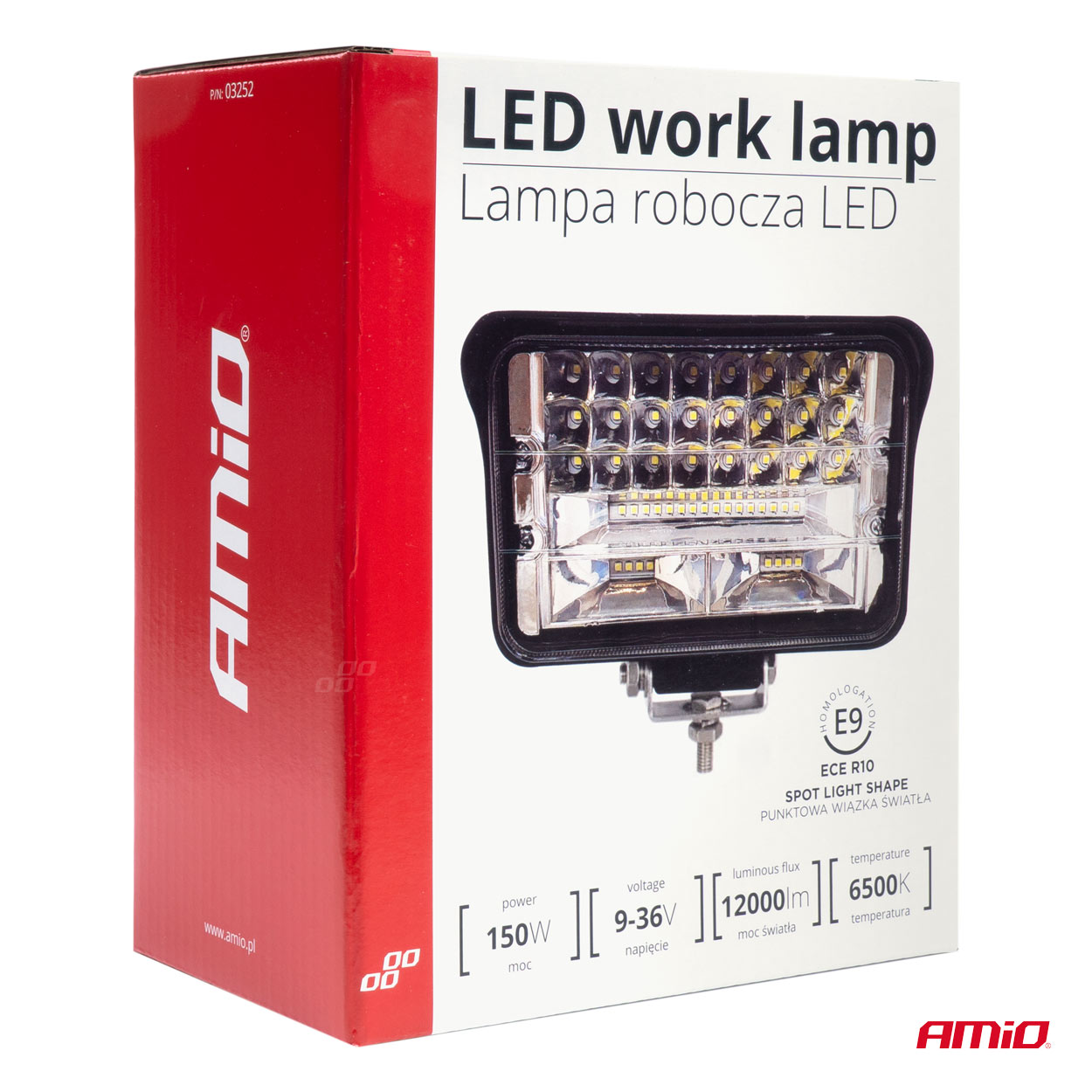 Lampa robocza LED szperacz AWL41 50 LED 150 W 12 V 24 V — ujęcie 5
