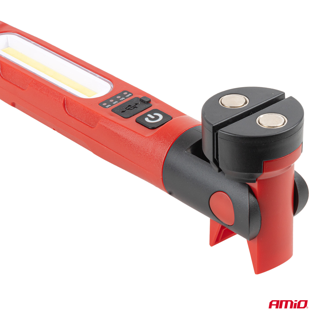 Składana lampa inspekcyjna LED z magnesem i zaciskiem 4000 mAh — ujęcie 5