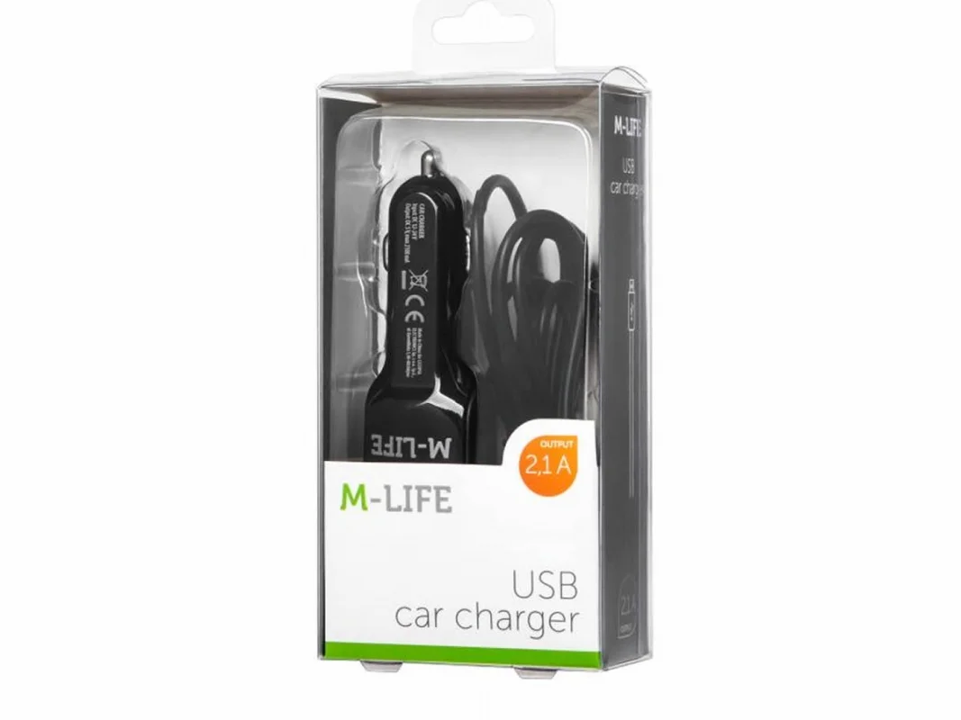 Ładowarka samochodowa 12V-24V 2100mA USB + iPhone Lighting — ujęcie 2
