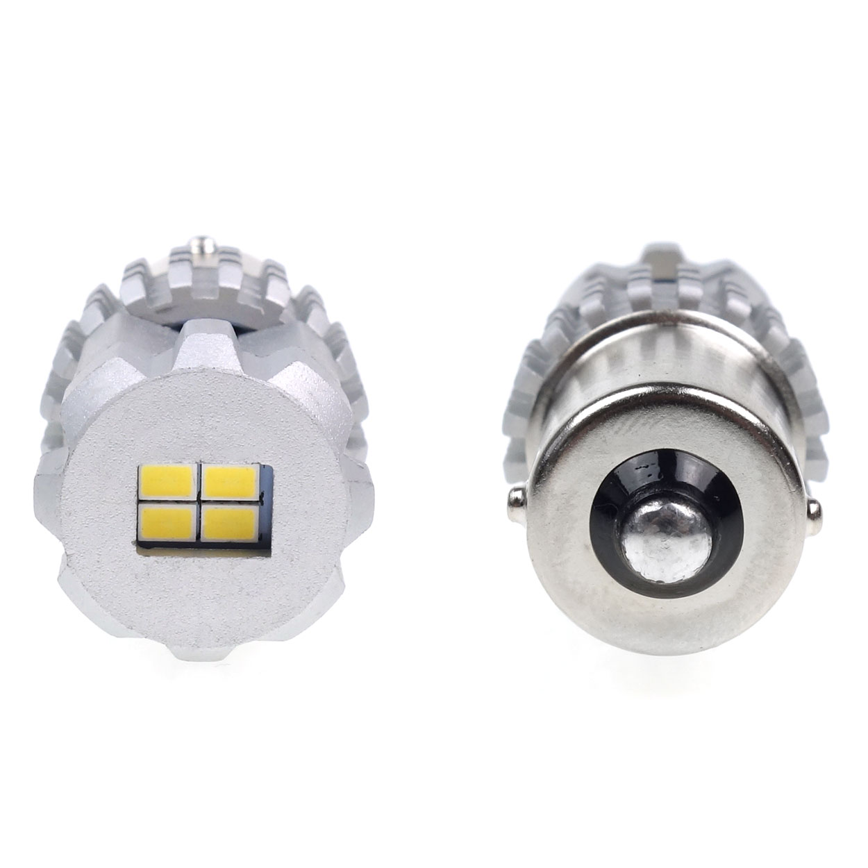 Żarówki LED CANBUS 3020 UltraBright 22SMD 1156 BA15S P21W R10W R5W White 12 V 24 V AIMO-02449 — ujęcie 3