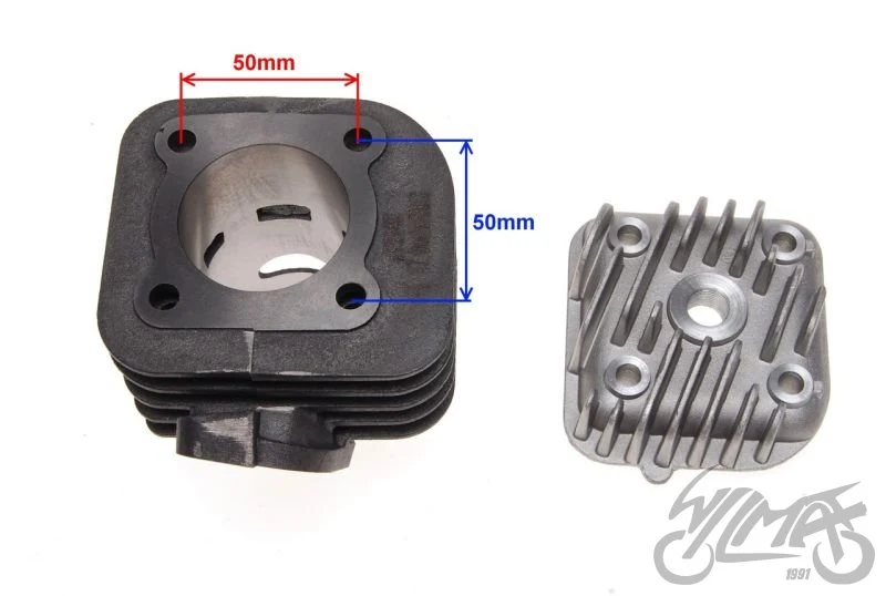 Cylinder z głowicą 2T 47 mm, żeliwo, wariant 70 — AY3142 — ujęcie 2