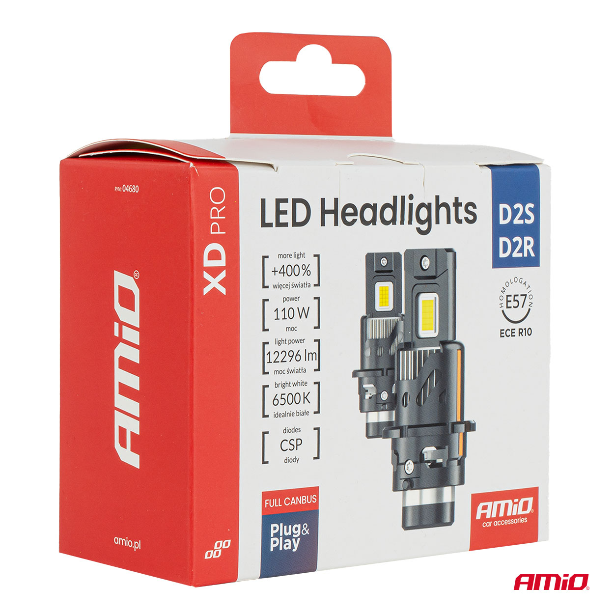Żarówki samochodowe LED XD PRO D2S D2R FULL CANBUS — ujęcie 5