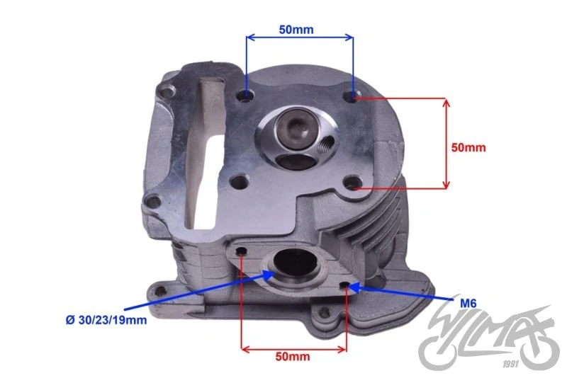 Głowica cylindra 50 cm³ 4T komplet — ujęcie 2