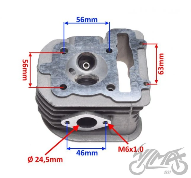 Głowica cylindra 125 GY6 4T 152QMI-E4 — ujęcie 2