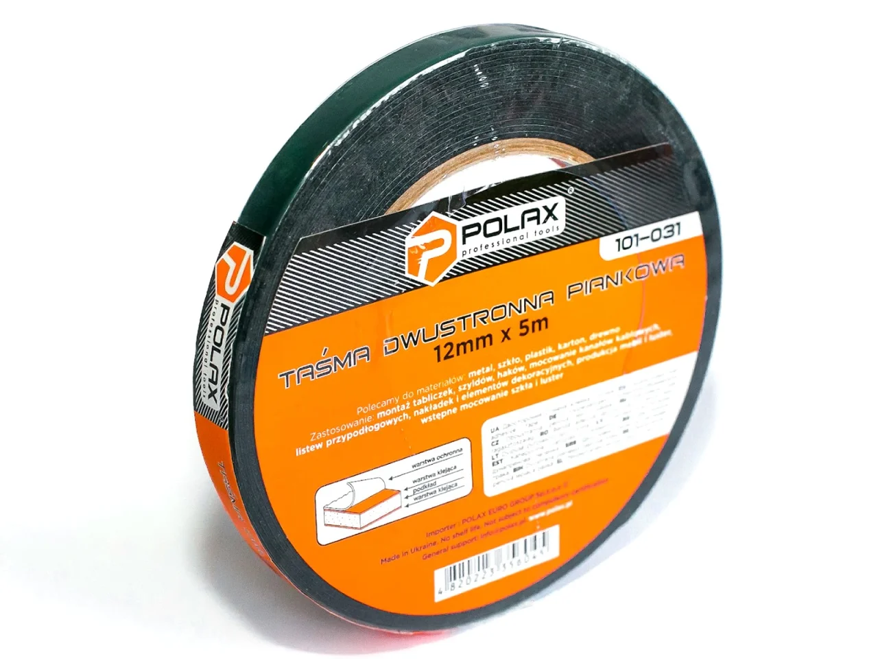 Taśma dwustronna piankowa 12mm 5m — ujęcie 3