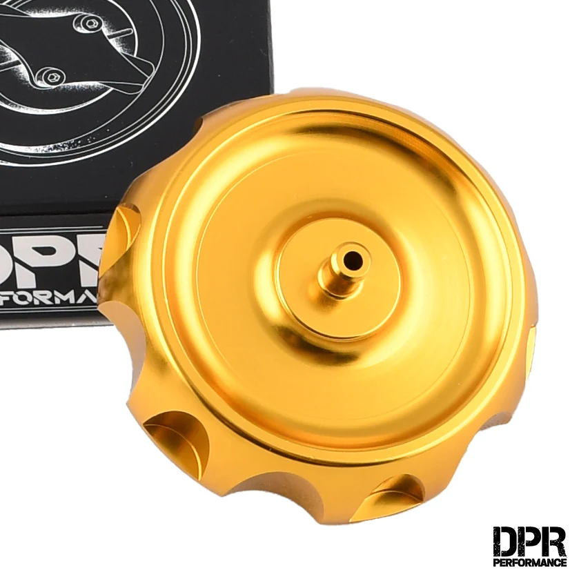 Korek zbiornika paliwa Simson aluminium CNC V5 złoty DPR Performance — ujęcie 1