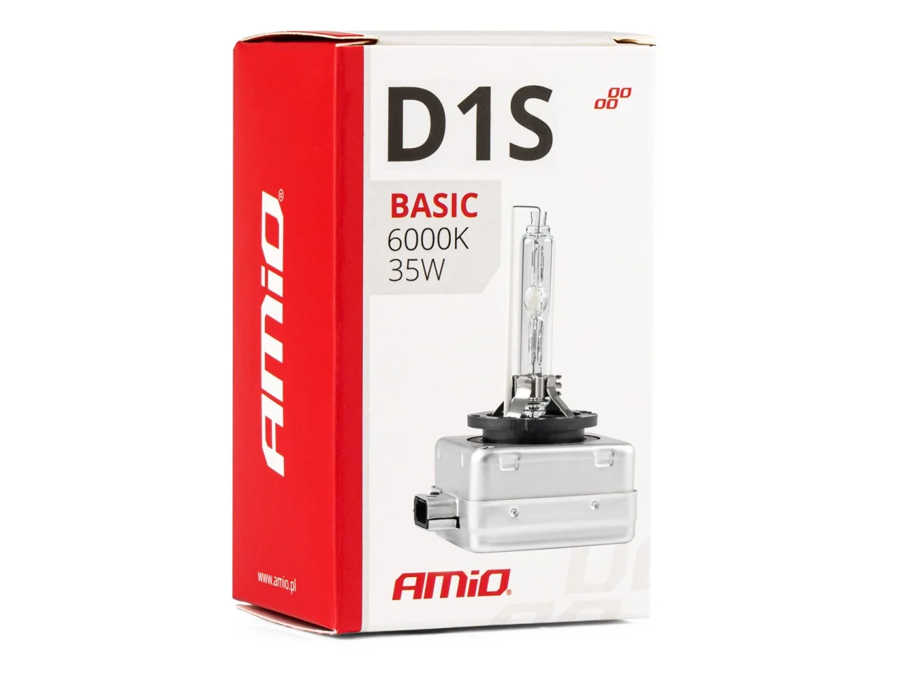 Żarnik Xenon D1S 6000K Amio BASIC — ujęcie 2