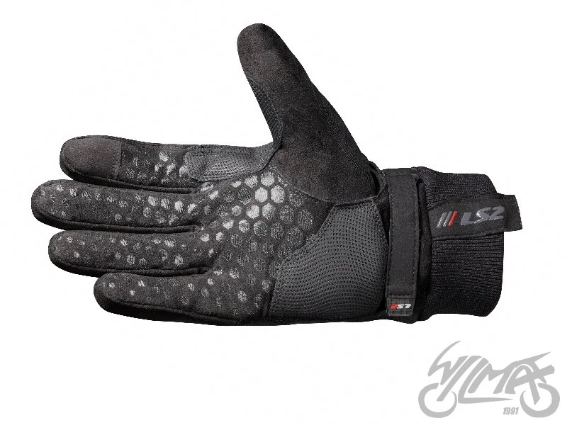 Rękawice motocyklowe LS2 Civis damskie Black — M — ujęcie 2