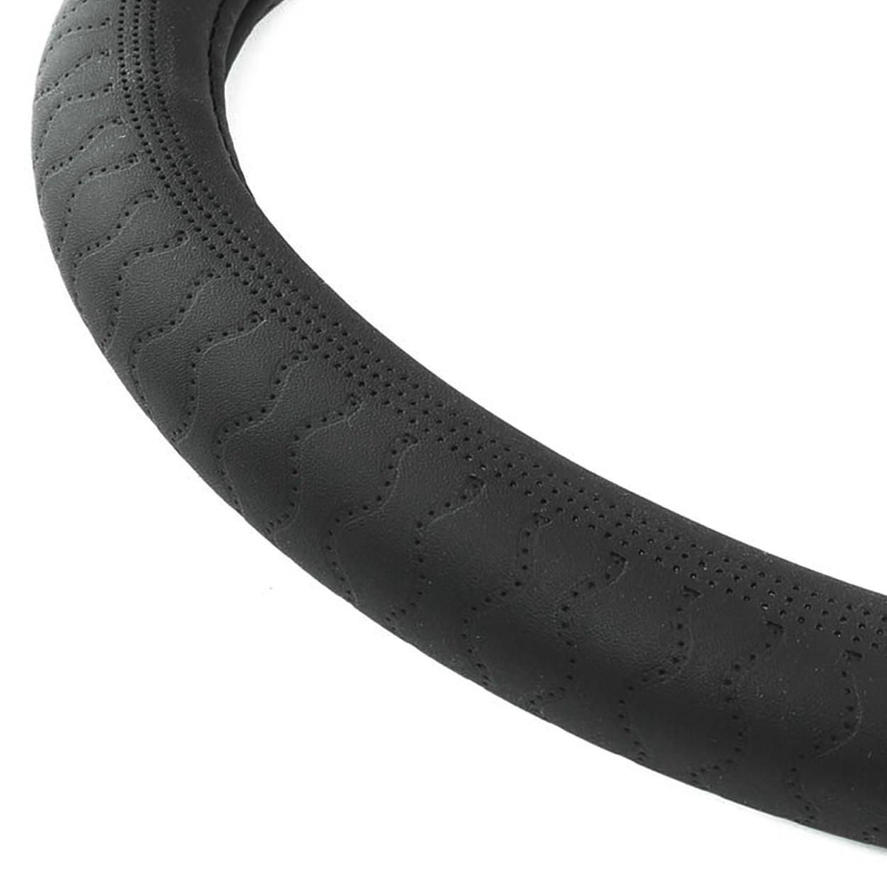 Pokrowiec nakładka na kierownicę samochodową M 37-39cm SWC-31-M — ujęcie 2