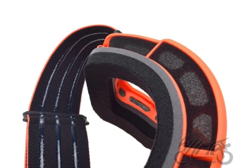 Gogle LS2 Charger pomarańczowe clear visor — ujęcie 3