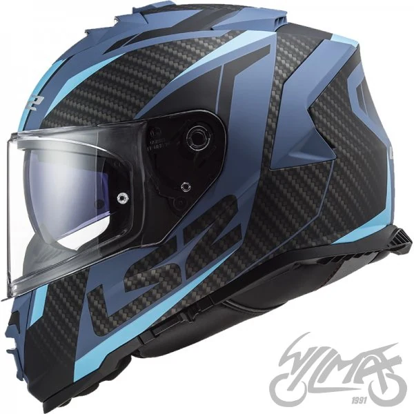 Kask LS2 FF800 Storm II Racer Matt Blue — rozmiar XL — ujęcie 2