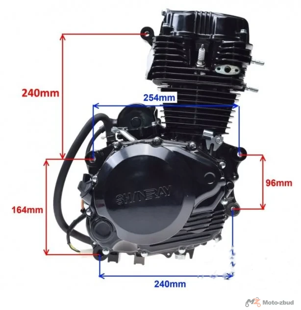 Silnik kpl. ATV 250STXE 167FMM — ujęcie 3