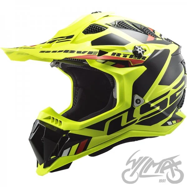 Kask LS2 MX700 Subverter Evo Stomp żółty czarny — rozmiar M — ujęcie 1