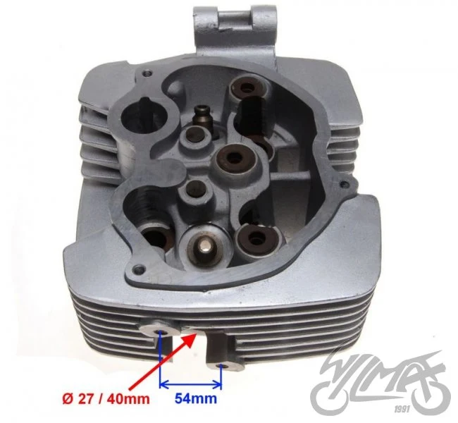 Głowica Loncin 150 4T, wydech M8, komora 62 mm — AY35255 — ujęcie 3