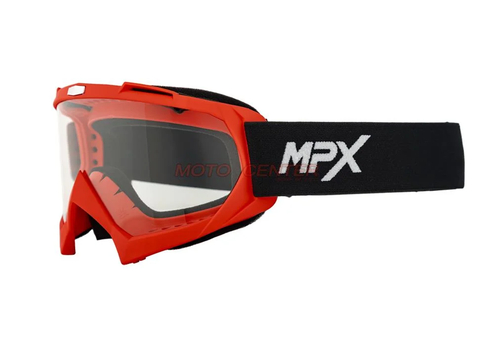 Gogle crossowe MPX YH-16 czerwone matowe/szybka przezroczysta — ujęcie 1