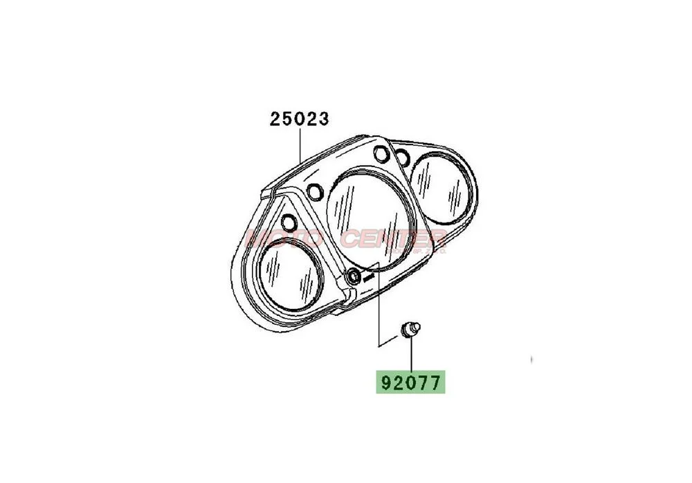 Zaślepka licznika Kawasaki Ninja 250 — ujęcie 4