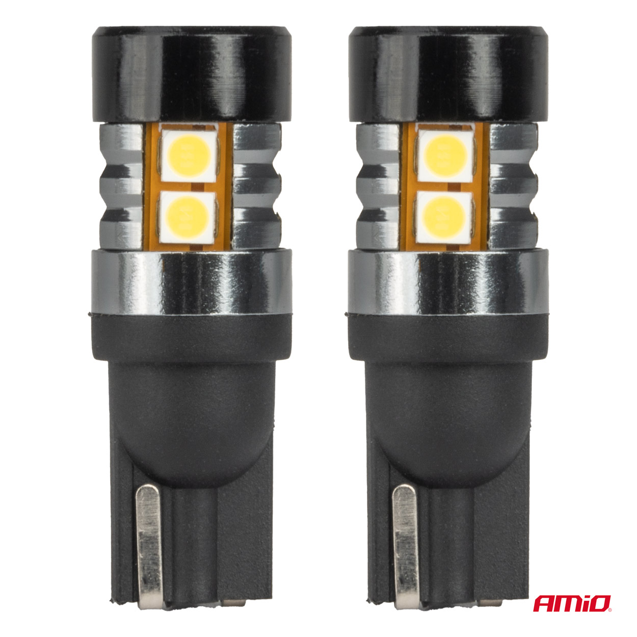 Żarówki LED CANBUS T10 W5W 9 SMD 3030 White 12 V 24 V — ujęcie 2