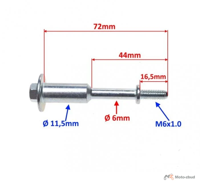 Śruba pokrywy zaworów 125 GY6 4T 152QMI-E4 — Kinroad XT125T-8 Wind Hunter / Jonway Adventure 125 — ujęcie 2