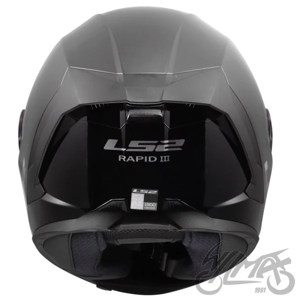 Kask LS2 FF820 Rapid III Solid Gloss Black — S — ujęcie 4