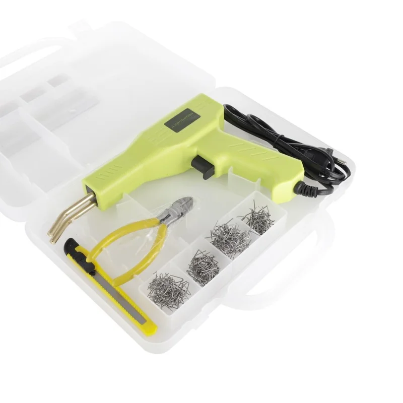 Zgrzewarka - zszywarka do plastiku 50W + 200 zszywek, obcęgi i nożyk — ujęcie 2