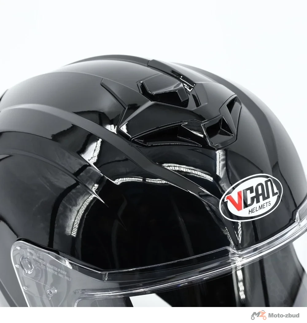 Kask VCAN model H162 Black integralny czarny S — ujęcie 2