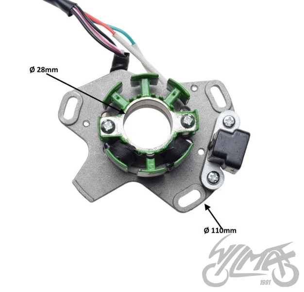 Stator 6 cewek do Suzuki RM125 — 2002–2004 — ujęcie 2