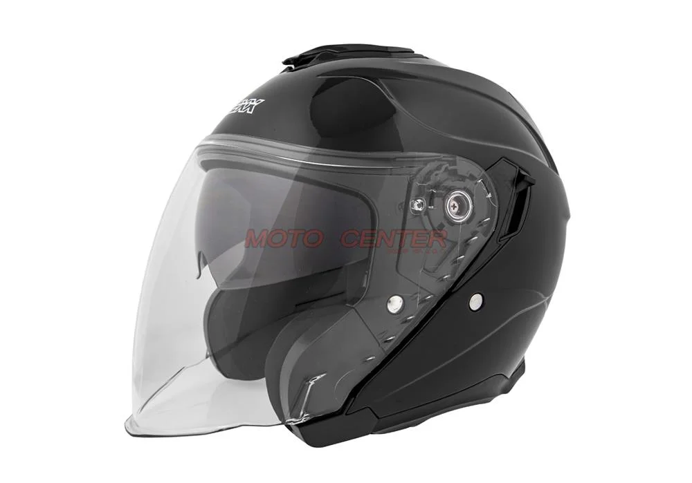 Kask motocyklowy otwarty z blendą BLEXX OF-835 czarny XL Homologacja ECE R22.06 — ujęcie 1