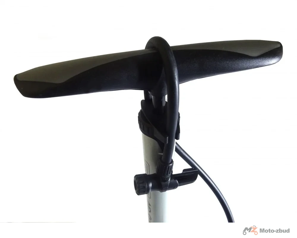 Pompka stojąca aluminium. plast. z manometrem AV/fv/dv GIYO GF-33P — ujęcie 3