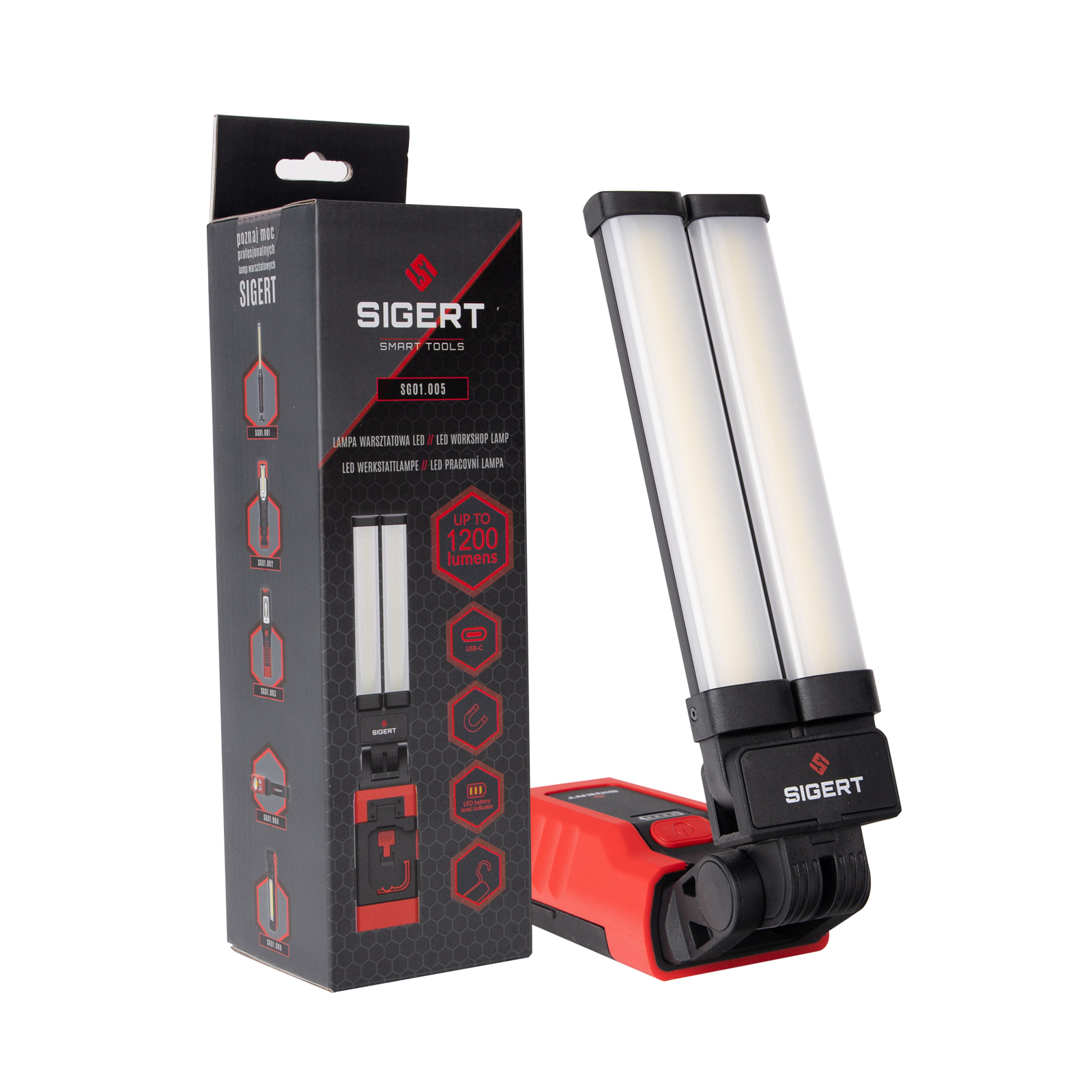 Lampa warsztatowa pod maskę 1200LM SIGERT SG01.005