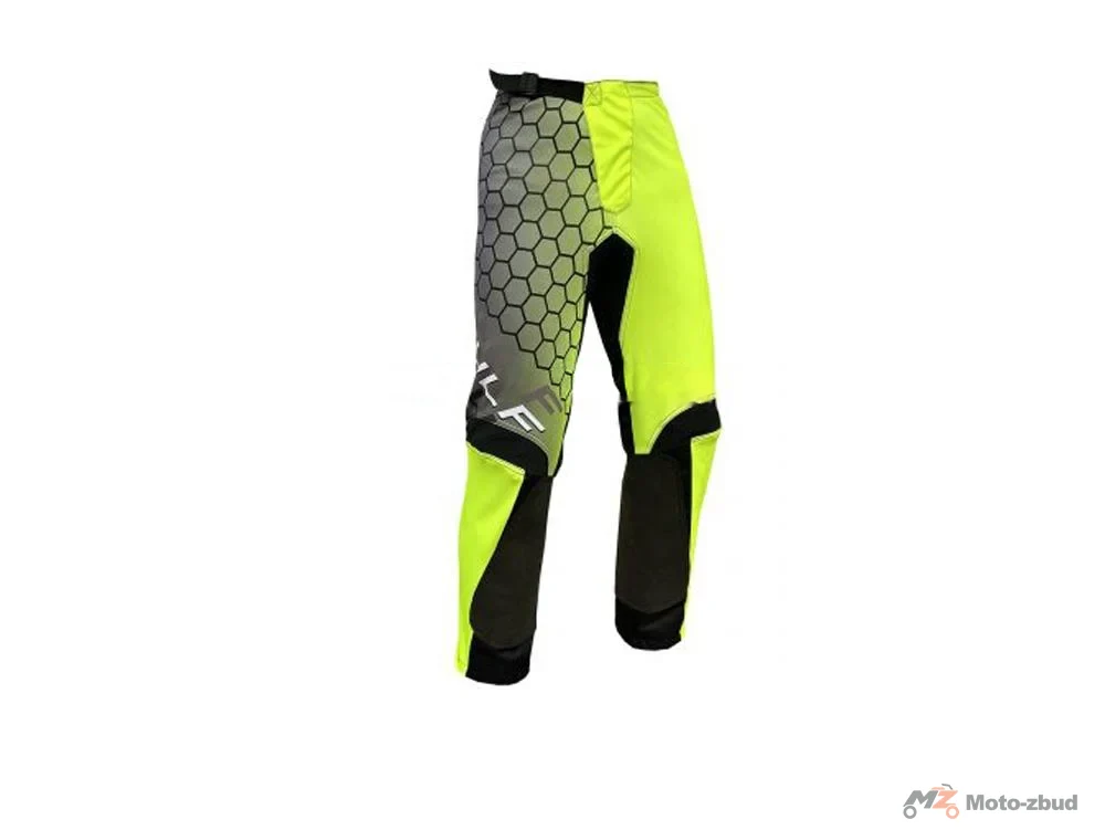 Spodnie crossowe Wulf Forte Race Pants Yellow Fluo r.40