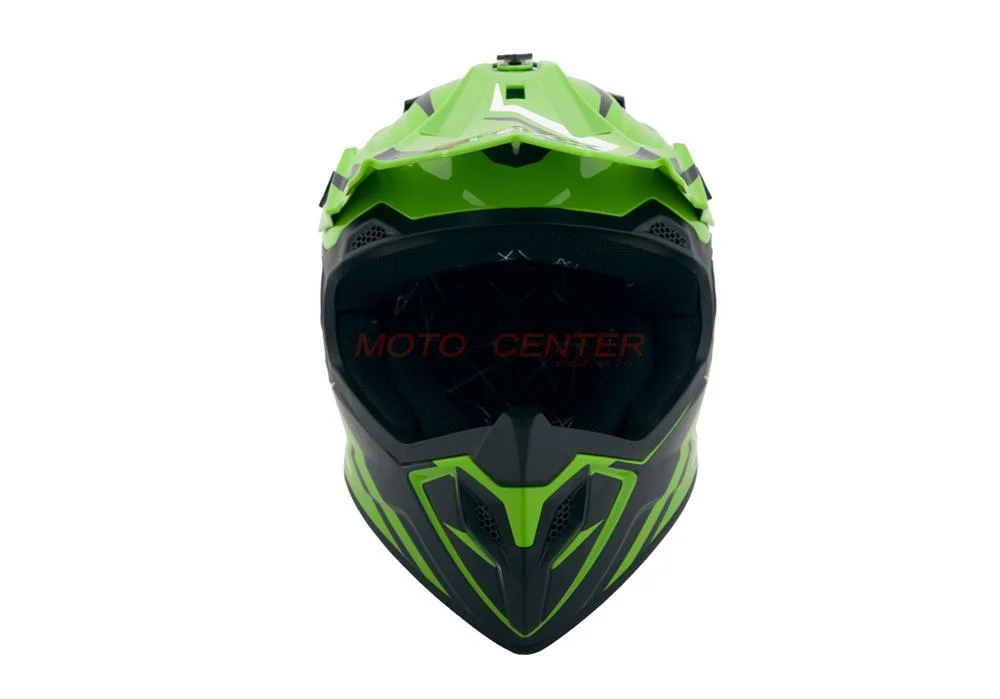 Kask crossowy BLEXX Dziecięcy MD-911 Junior zielony/czarny S Homologacja ECE — ujęcie 3