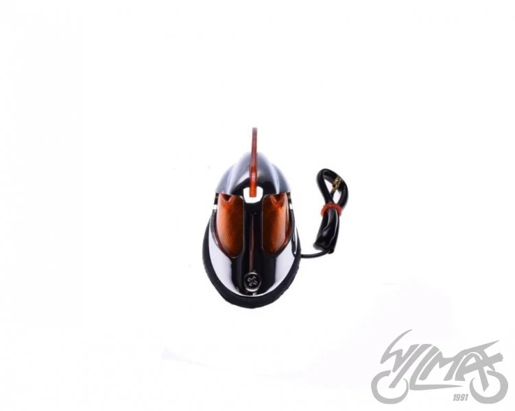 Lampa na błotnik, wariant pomarańczowy / chrom — AL60322 — ujęcie 2