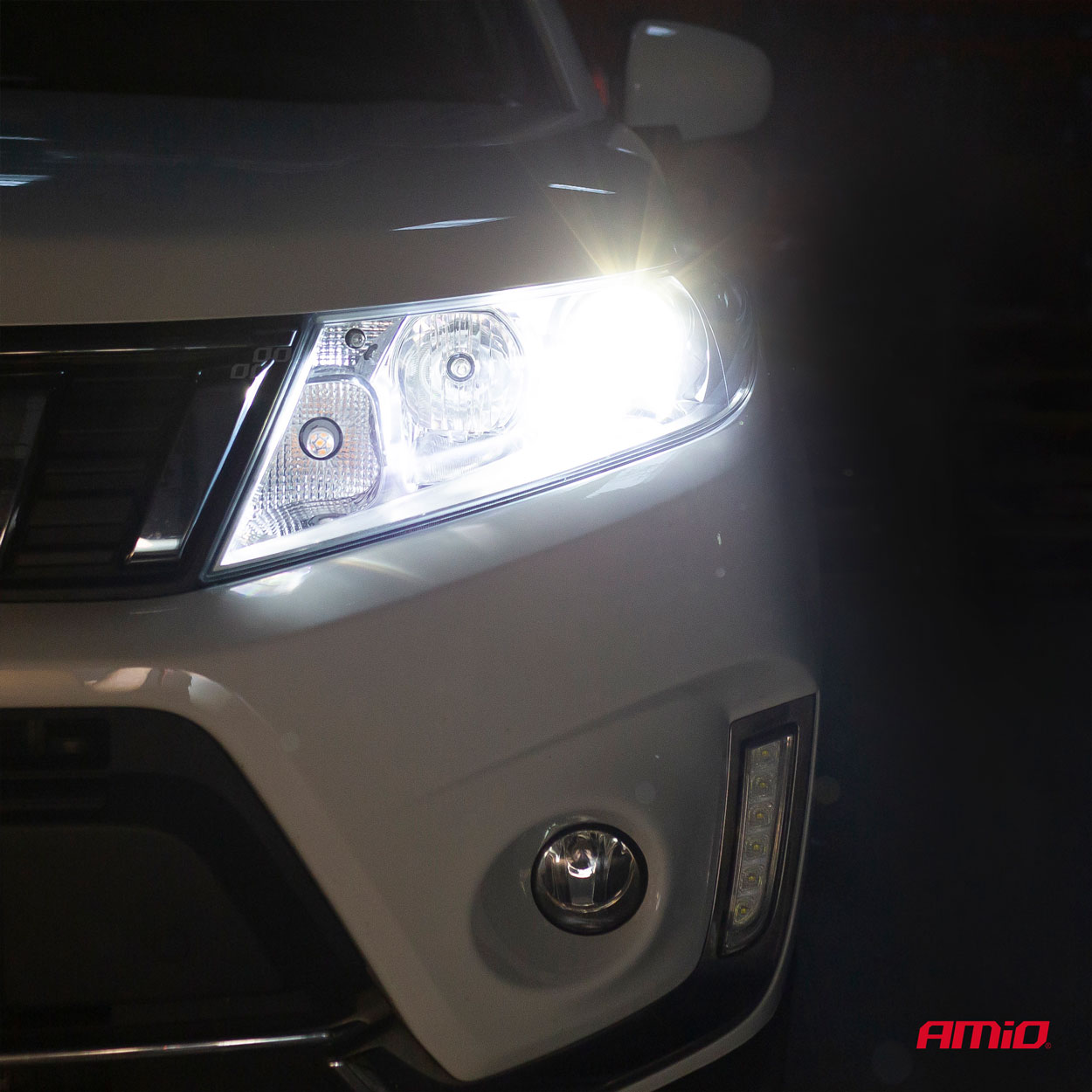 Żarówki samochodowe LED seria BF H8 H9 H11 H16 6000K Canbus — ujęcie 4