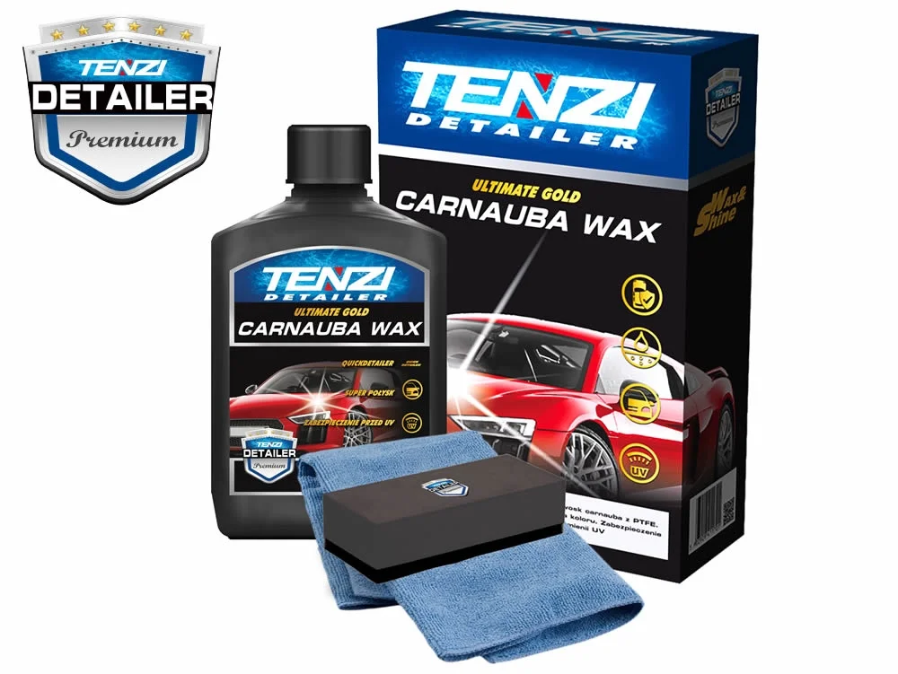 Tenzi Detailer CARNAUBA WAX Ultimate Gold 300 ml z aplikatorem oraz szmatką