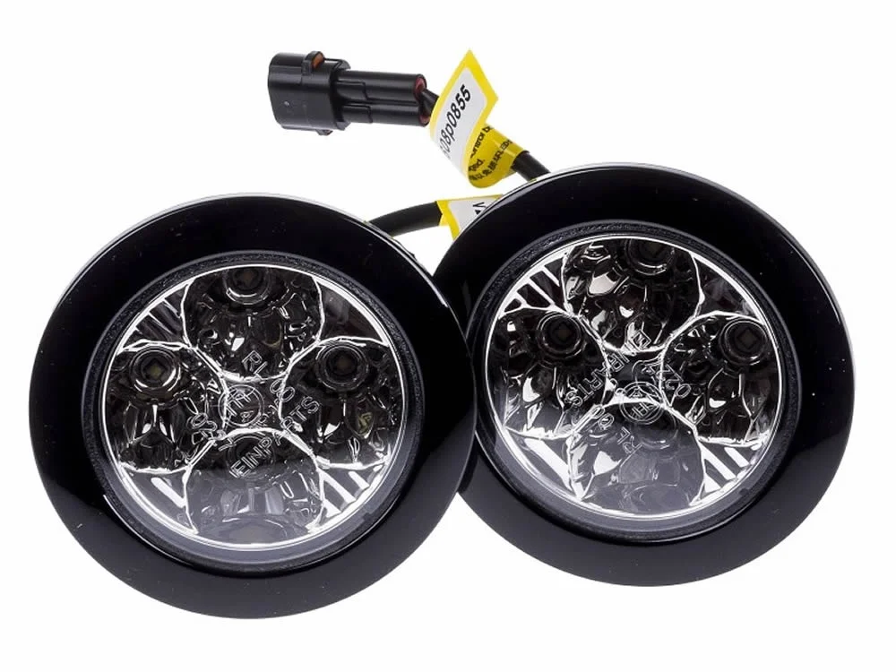 Lampy dzienne diodowe EinParts 12/24V 2x4W OKRĄGŁE POŁYSK OSRAM LED — ujęcie 4