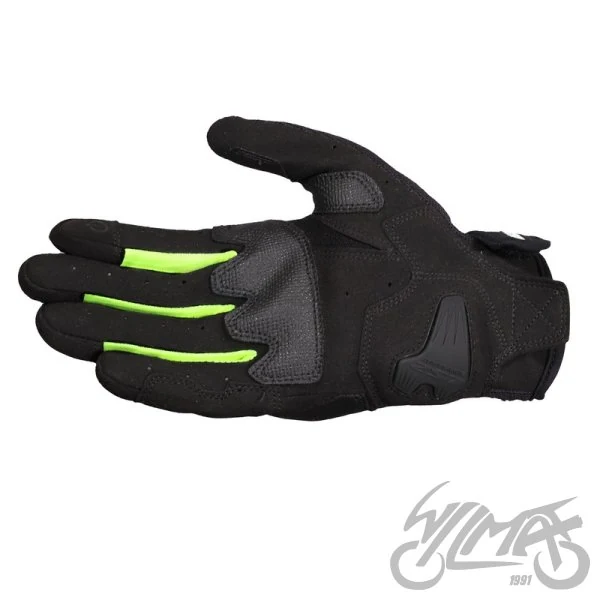Rękawice motocyklowe LS2 Atom męskie Black H-V Yellow — M — ujęcie 2