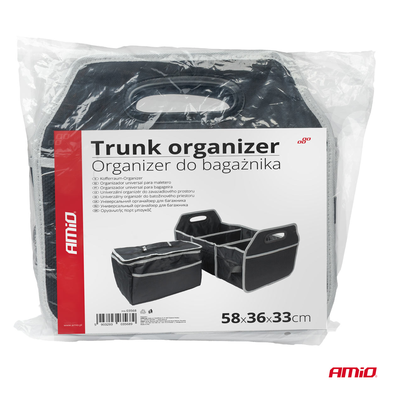 Organizer do bagażnika samochodu + torba termiczna — ujęcie 6
