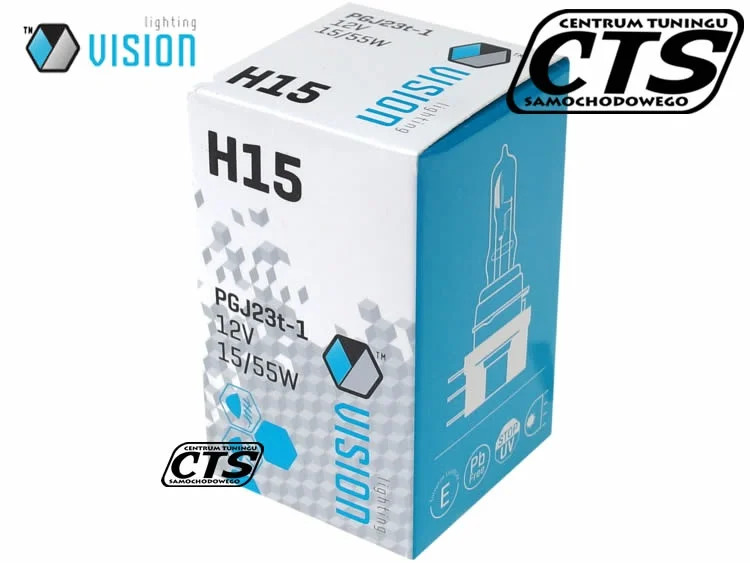 Żarówka H15 12V 15/55W VISION (1szt.) — ujęcie 2