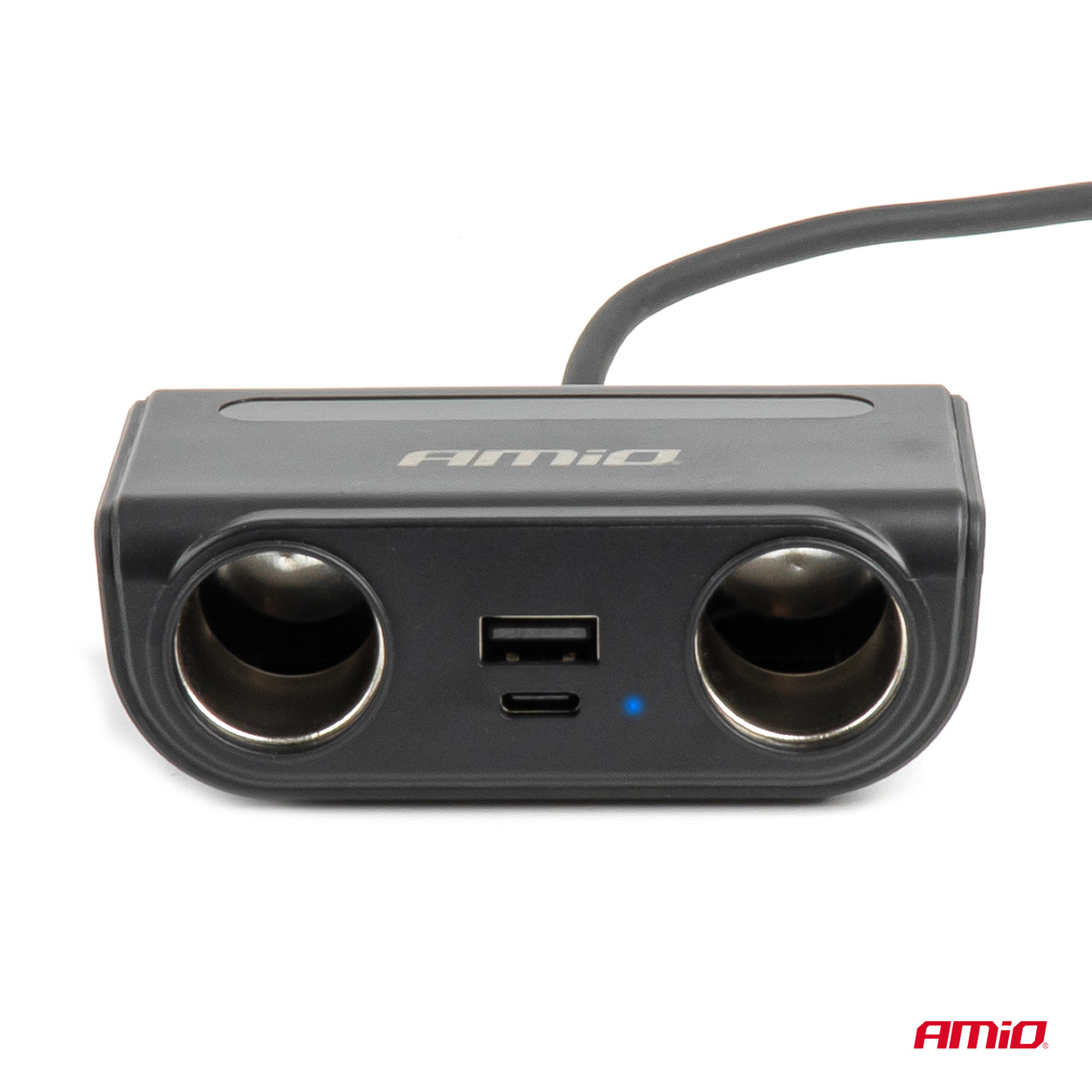 Rozdzielacz gniazda zapalniczki z ładowarką USB-C USB-A QC3.0 PD3.0 120 W — ujęcie 6