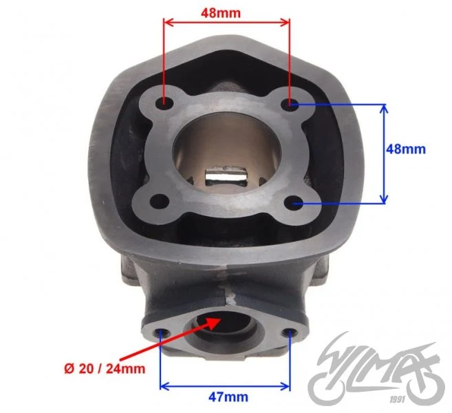 Cylinder do Piaggio LC 50 40,00 — AY3404 — ujęcie 2